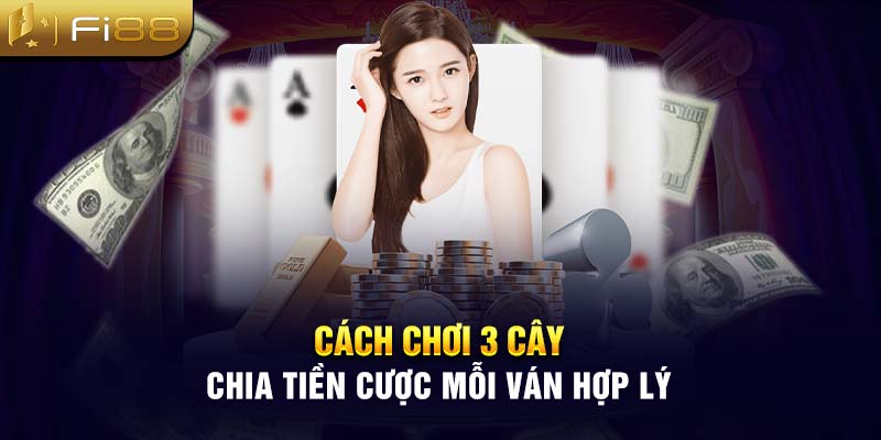 Cách chơi 3 cây - Chia tiền cược mỗi ván hợp lý