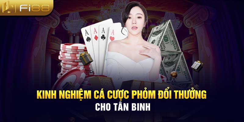 Kinh nghiệm cá cược Phỏm đổi thưởng cho tân binh