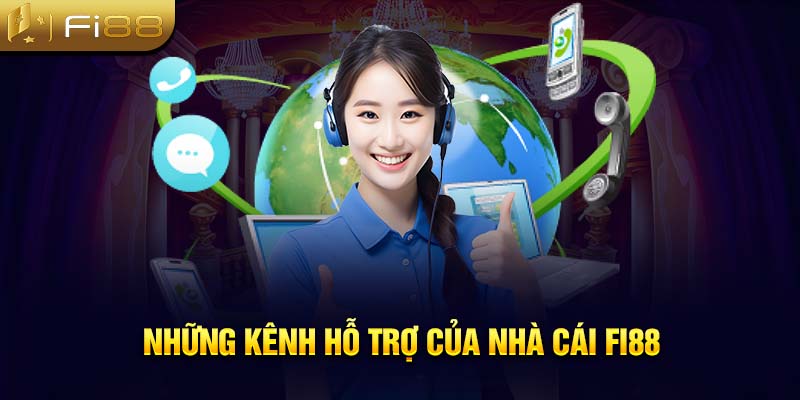 Những kênh hỗ trợ của nhà cái Fi88